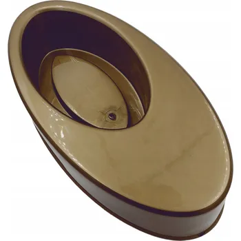 IKEBANA, MISKA QUADRO OVÁL VELKÁ ZLATÁ