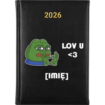 Diář Knižkový kalendář 2026 A5 černý