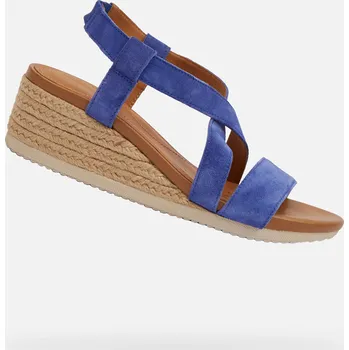 Dámské sandále Dámské sandály GEOX ISCHIA CORDA MODRÁ 37