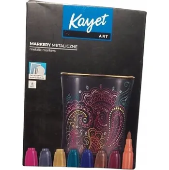 Dekorativní fixy na papír, vícebarevné Kayet 8 ks