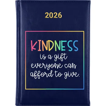 Kalendář Knižní kalendář 2026 A5 modrý