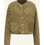 Windsor. Dámská Prošívaná Bunda Z Manšestru, zelená, 38