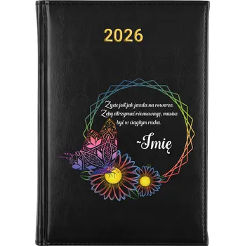 Kalendář Knižkový kalendář 2026 A5 černý