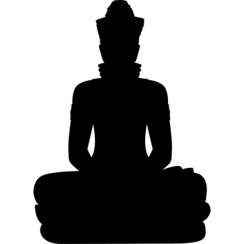 Samolepicí dekorace na vozidlo Samolepka na auto – meditace, klid