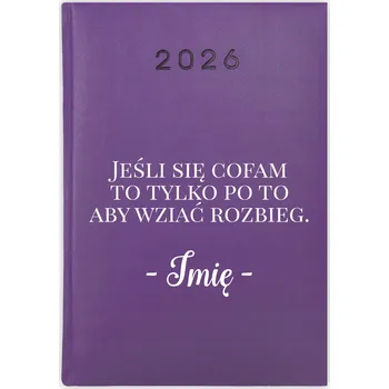Kalendář Knihový kalendář 2026 A5 fialový