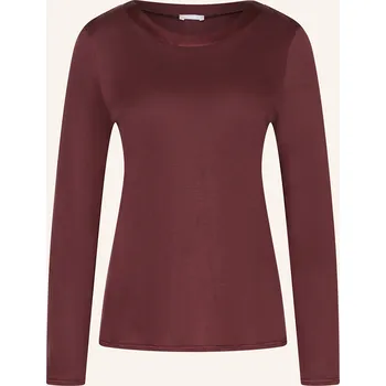 Dámské tričko Hanro Dámské Pyžamové Tričko Grand Central, tmavě červená, 46