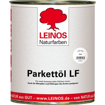 Olej na dřevo LEINOS 253.202 - Parketový olej LF bílý 0,75lt