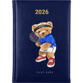 Kalendář Knižní kalendář 2026 A5 modrý