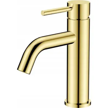 Vodovodní baterie Stojánková umyvadlová baterie Besco VEO zlatá