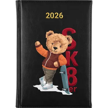 Kalendář Knižkový kalendář 2026 A5 černý