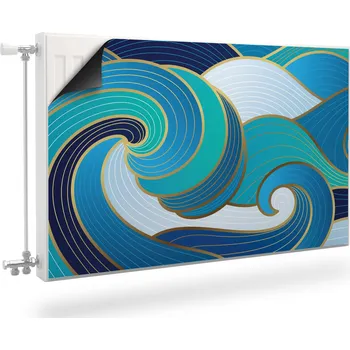 Obraz Magnetická podložka Abstraktní vlny Line-art 110x60