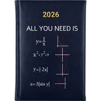 Kalendář Knižkový kalendář 2026 A5 FunnyCase modrý