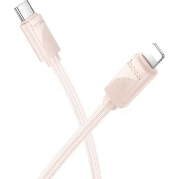 Datový kabel Hoco X114 kabel USB-C PD - Apple Lightning / 1m / 27W / růžový