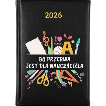Kalendář Knižní kalendář 2026 A5 FunnyCase černý