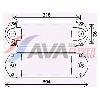 Chladič motoru Olejový chladič, motorový olej NRF NRF31198