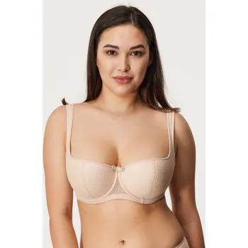 Dámské spodní prádlo Podprsenka Kamila Half Bardot vyztužená