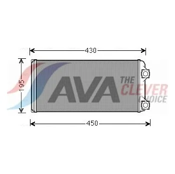 Výměník tepla, vnitřní vytápění NRF NRF54244