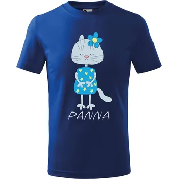 Dětské tričko Zvěrokruh kočky Panna Velikost: 158/12 let, Barva trička: Královsky modrá