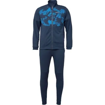 Pánské oblečení Pánská tepláková souprava Lotto NINON L Tmavě modrá, Modrá, Bílá