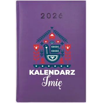 Kalendář Knihový kalendář 2026 A5 fialový