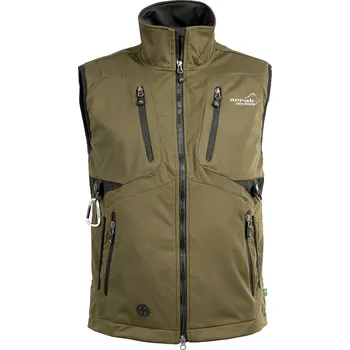ARRAK SWEDEN Acadia olivová pánská softshell vesta 3 vrstvý materiál DWR 4XL