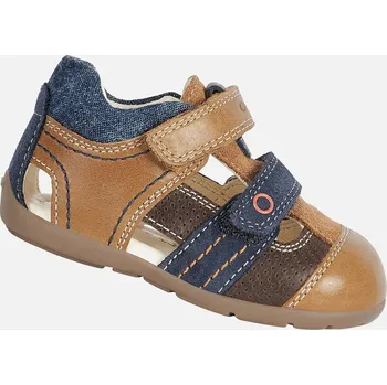 Chlapecké tenisky Chlapecké boty první kroky GEOX KAYTAN HNĚDÁ HNĚDÁ 20