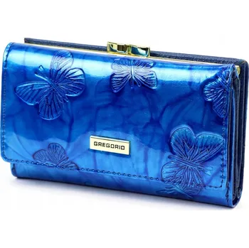 Gregorio peněženka z pravé kůže modrá Gregorio BTS-108 - dámská
