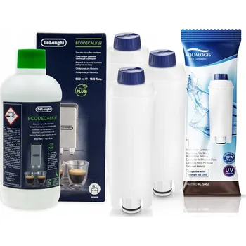 Kávovar Filtr na vodu Aqualogis AL-S002 3 ks + Odvápňovač 500 ml