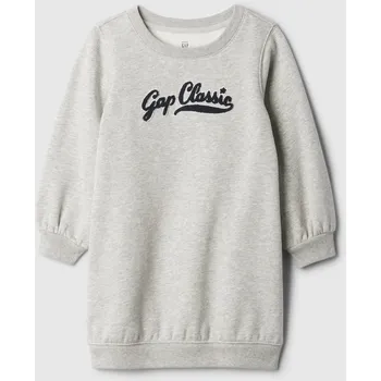 Dámské šaty GAP Baby mikinové šaty s logem - Holky GAP šedá 2869687