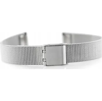 Hodinky Náramek 301S - pletený vzor HQ - stříbrný - 14 mm