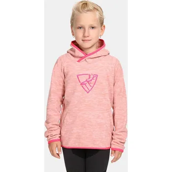 Dívčí mikina Dívčí fleecová mikina KILPI FLOND-JG UJ0253KI SVĚTLE RŮŽOVÁ 146