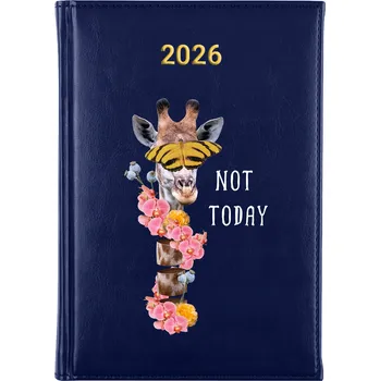 Diář Knižní kalendář 2026 A5 modrý