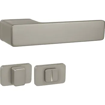 Dveřní kování MPK - GRANDERA - RT 38 - 55 mm, rozety WC, klika/klika NP - Nikl perla