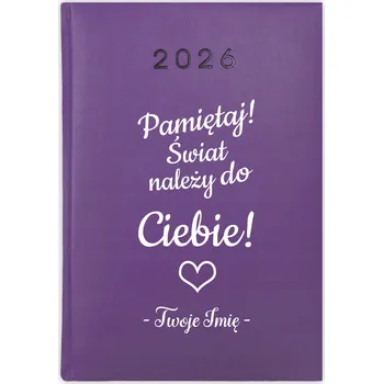 Kalendář Knihový kalendář 2026 A5 fialový
