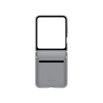 Pouzdro na mobilní telefon Samsung Ochranný kryt z veganské kůže pro Flip 6 Gray