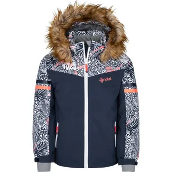 Dívčí bunda Dívčí lyžařská bunda KILPI LENA-JG SJ0160KI TMAVĚ MODRÁ 110