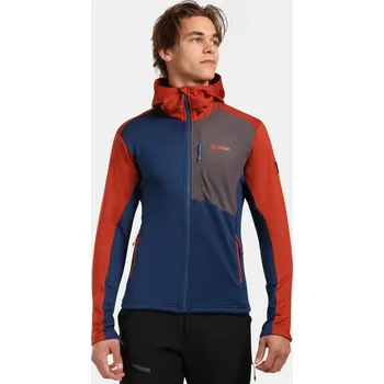 Pánská mikina Pánská fleecová mikina KILPI SEVELEN-M YM0203KI TMAVĚ MODRÁ XXL