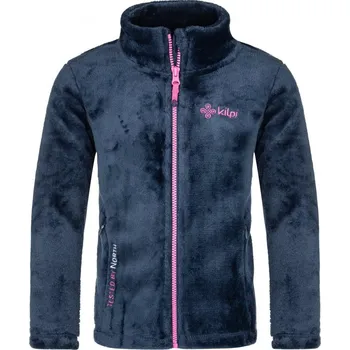 Dívčí oblečení Dívčí mikina KILPI ERIN-JG SJ0258KI TMAVĚ MODRÁ 110