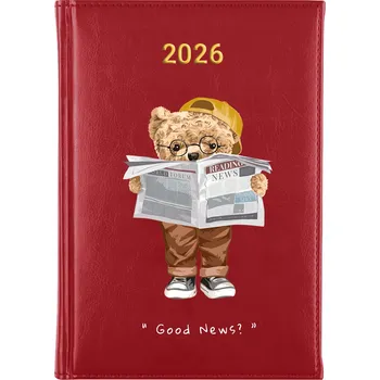 Kalendář Knižkový kalendář 2026 A5 FunnyCase modrý