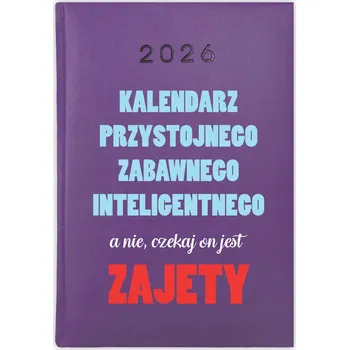 Kalendář Knihový kalendář 2026 A5 fialový