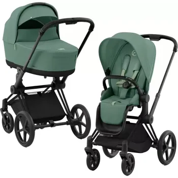 Kočárek CYBEX Rám Priam 4.0 + Seat Pack + Lux Carry Cot 2025 Leaf Green