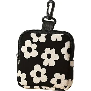 Peněženka Stylová mini peněženka s kočičím a psím motivem | mini peněženka, dámská peněženka - Květiny