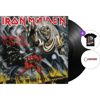 Pánské tričko Iron Maiden - The Number Of The Beast (LP) SET M