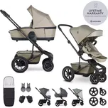 EASYWALKER Set XXL kočárek kombinovaný Harvey5 Air Premium s příslušenstvím Pearl Taupe