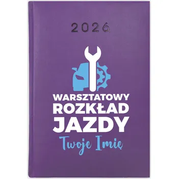 Kalendář Knižní kalendář 2026 A5 FunnyCase fialový