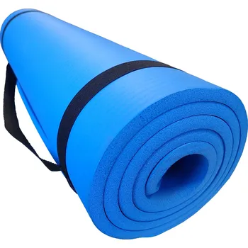 KUBIsport D87K NBR Yoga Mat 1830 x 600 x 12 mm, modrá