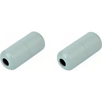 Tkaničky do bot Kulatá šroubovací spona na tkaničky kovová - Šedo modrá