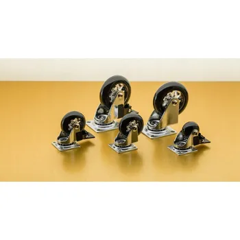 Vrták Nábytkové kolečko GTV KM-RD-75-CF-20 průměr 75 mm černé