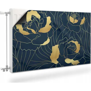 Obraz Magnetická podložka na radiátor, kryt 90 x 60 cm - modrá