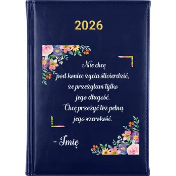 Kalendář Knižní kalendář 2026 A5 modrý